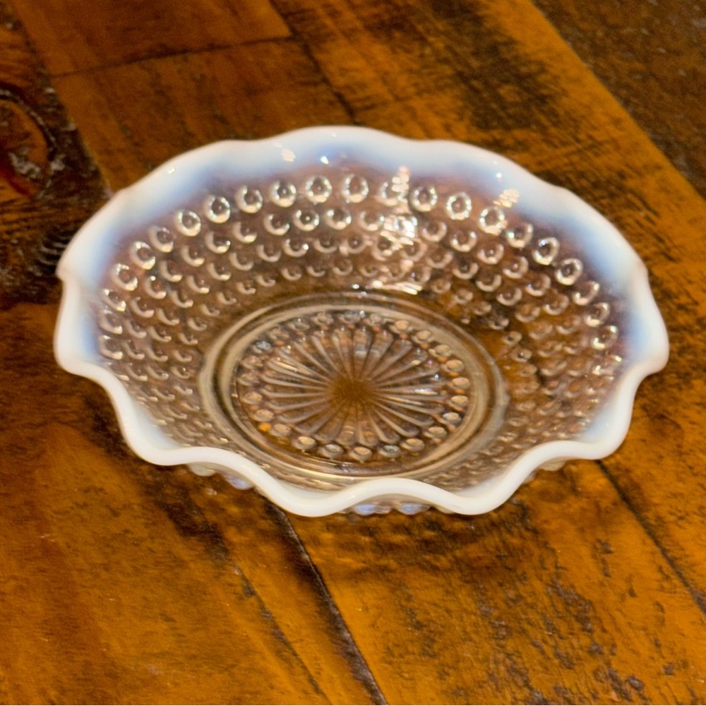 Vintage Anchor Hocking Moonstone Bowl!